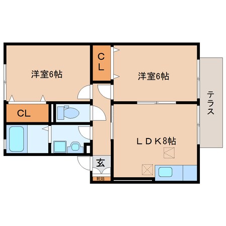 東静岡駅 徒歩20分 1階の物件間取画像